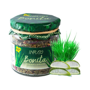 tisana con aloe vera e spirulina
