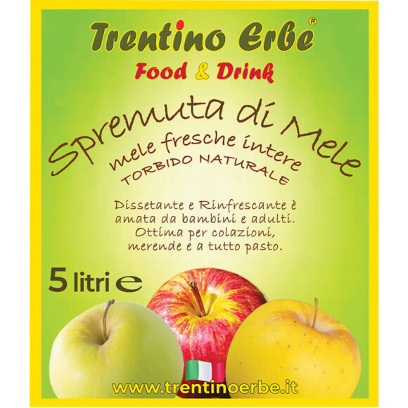 spremuta di mele bag in box da 5 litri