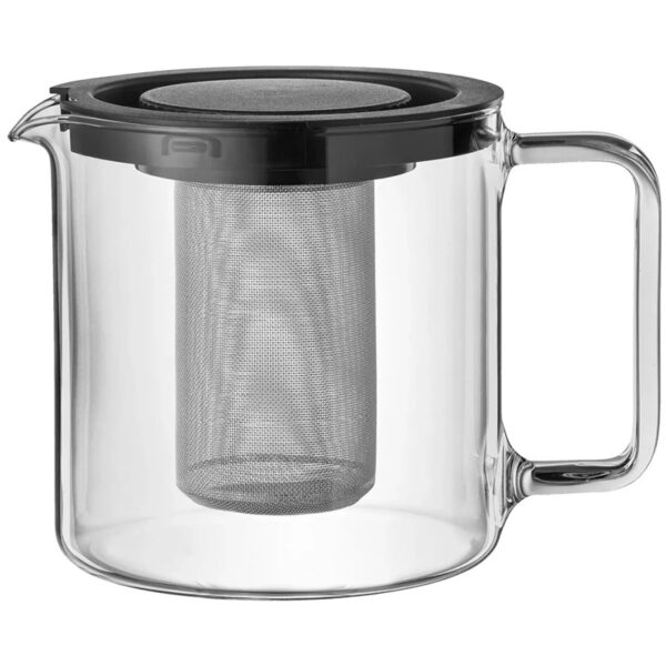Teiera in vetro borosilicato 1.3l Scopri la nostra teiera in vetro borosilicato resistente al calore da 1.3 litri, dotata di filtro in acciaio inox. Questa teiera è ideale per preparare le tue bevande preferite con facilità e versatilità. Realizzata con materiali di alta qualità, è lavabile in lavastoviglie per una pulizia senza stress. La sua resistenza al calore la rende adatta all'uso su microonde, fornelli a gas e piani ad induzione, offrendoti la libertà di preparare le tue bevande preferite ovunque tu sia. Esplora ora la nostra teiera e goditi ogni momento di preparazione e degustazione!