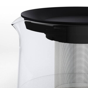 Teiera in vetro borosilicato 1.3l Scopri la nostra teiera in vetro borosilicato resistente al calore da 1.3 litri, dotata di filtro in acciaio inox. Questa teiera è ideale per preparare le tue bevande preferite con facilità e versatilità. Realizzata con materiali di alta qualità, è lavabile in lavastoviglie per una pulizia senza stress. La sua resistenza al calore la rende adatta all'uso su microonde, fornelli a gas e piani ad induzione, offrendoti la libertà di preparare le tue bevande preferite ovunque tu sia. Esplora ora la nostra teiera e goditi ogni momento di preparazione e degustazione!